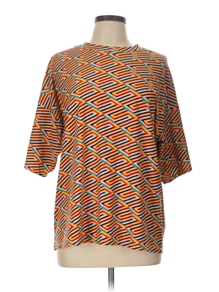 Pre-owned Assorted Brands Short Sleeve T-shirt In Orange