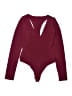 BCBGMAXAZRIA Burgundy Bodysuit Size S - photo 2