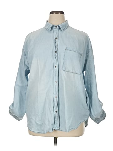 Risen 3/4 Sleeve Button-Down Shirt (view 1)