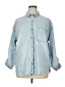 Risen Blue 3/4 Sleeve Button-Down Shirt Size XL - photo 1