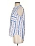 Alice Blue Blue Sleeveless Button-Down Shirt Size S - photo 5