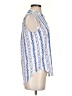 Alice Blue Blue Sleeveless Button-Down Shirt Size S - photo 4