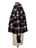 Windsor 100% Polyester Plaid Brown Blue Long Sleeve Blouse Size XS - photo 5