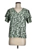 Shein Green Short Sleeve Blouse Size 6 - photo 1