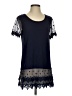 Kaktus Blue Short Sleeve Top Size S - photo 1