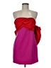 Toccin Color Block Red Cocktail Dress Size 6 - photo 1