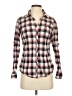 Columbia 100% Cotton Plaid Pink Blue Long Sleeve Button-Down Shirt Size S - photo 1