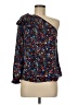 J.Crew 100% Polyester Blue 3/4 Sleeve Blouse Size 6 - photo 1