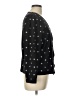 Assorted Brands 100% Cotton Polka Dots Black Cardigan Size L - photo 4