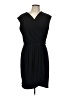 MICHAEL Michael Kors Solid Black Cocktail Dress Size L - photo 1