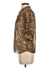 Forever 100% Polyester Animal Print Brown 3/4 Sleeve Blouse Size S - photo 5