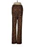 Krazy Larry Animal Print Brown Casual Pants Size 8 - photo 2