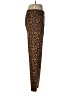 Krazy Larry Animal Print Brown Casual Pants Size 8 - photo 4