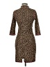 Slate & Willow Animal Print Brown Cocktail Dress Size M - photo 2