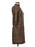 Slate & Willow Animal Print Brown Cocktail Dress Size M - photo 4