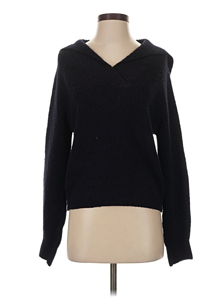 Pre-owned Free Assembly Pullover Sweater In Black