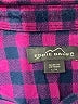 Eddie Bauer Checkered-gingham Pink Long Sleeve Button-Down Shirt Size L - photo 7