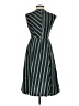 Assorted Brands Stripes Green Casual Dress Size S - photo 2