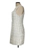 Shein 100% Polyester Tweed Silver Cocktail Dress Size L - photo 5