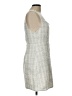 Shein 100% Polyester Tweed Silver Cocktail Dress Size L - photo 4