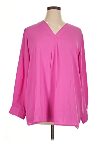 Ulla Popken 3/4 Sleeve Blouse (view 1)