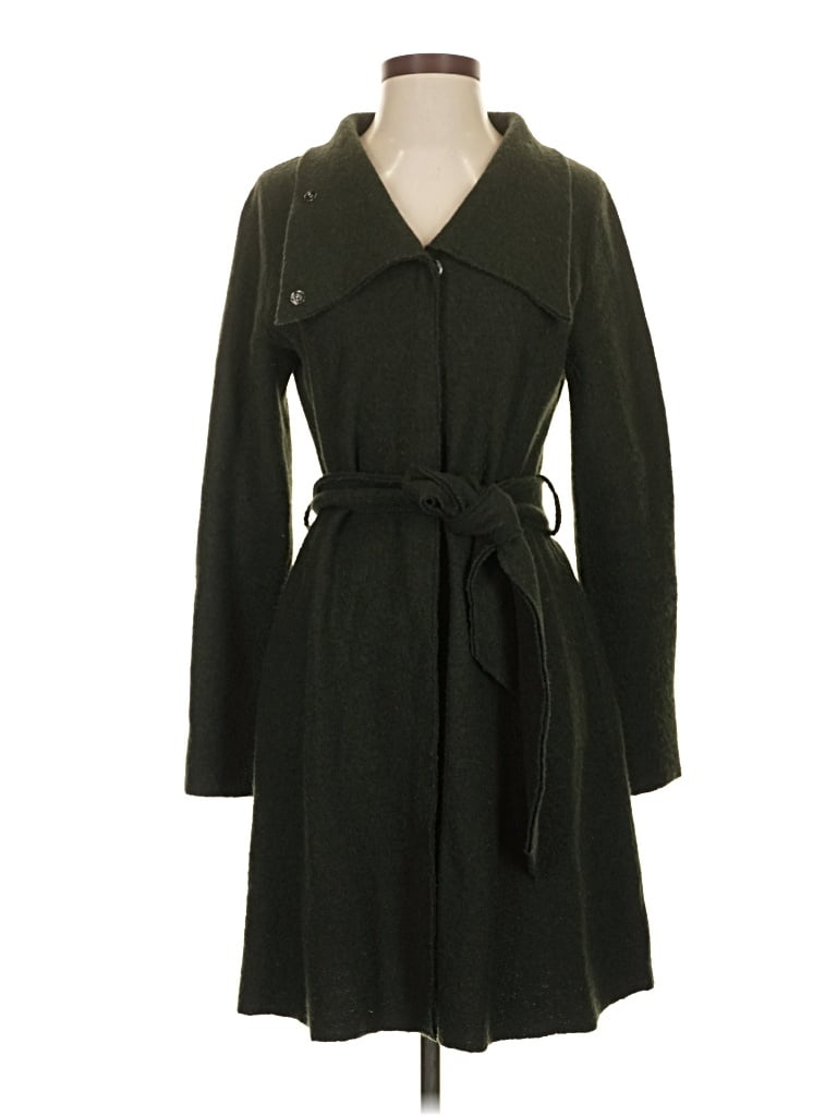Pre-owned Sparrow Wool Coat In Green