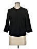 Appleseeds Black 3/4 Sleeve Blouse Size M - photo 1