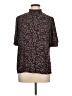 Anne Klein Black Short Sleeve Blouse Size L - photo 1