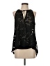 RACHEL Rachel Roy 100% Polyester Black Sleeveless Blouse Size S - photo 1