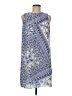 H&M 100% Polyester Paisley Blue Casual Dress Size 6 - photo 1