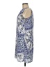 H&M 100% Polyester Paisley Blue Casual Dress Size 6 - photo 5