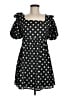 Dee Elly 100% Polyester Polka Dots Black Casual Dress Size M - photo 1