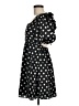 Dee Elly 100% Polyester Polka Dots Black Casual Dress Size M - photo 5