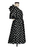 Dee Elly 100% Polyester Polka Dots Black Casual Dress Size M - photo 4