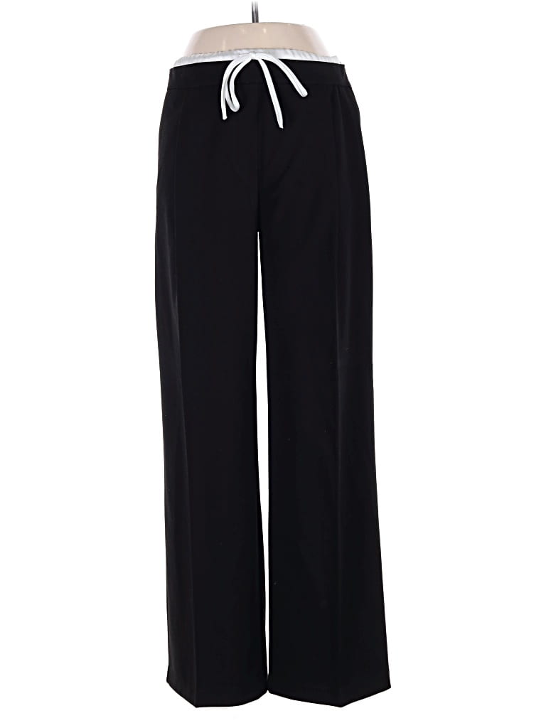 Pre-owned Zara Casual Pants In Black