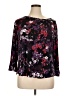 Kohl's Purple 3/4 Sleeve Blouse Size XL - photo 1