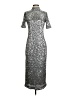 Vineyard Vines Metallic Silver Cocktail Dress Size XXS - photo 1