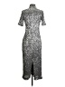 Vineyard Vines Metallic Silver Cocktail Dress Size XXS - photo 2