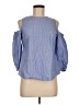 E&M Collection Blue 3/4 Sleeve Blouse Size M - photo 1
