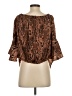 Express 100% Polyester Brown Kimono Size S - photo 2