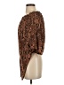 Express 100% Polyester Brown Kimono Size S - photo 5