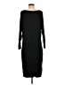 Just Fab Solid Black Casual Dress Size M - photo 2