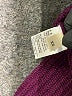 6397 100% Merino Wool Burgundy Wool Pullover Sweater Size XS - photo 8