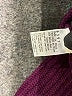 6397 100% Merino Wool Burgundy Wool Pullover Sweater Size XS - photo 9