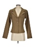 Wrapper 100% Polyester Brown Tan Blazer Size 5 - photo 1