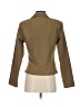 Wrapper 100% Polyester Brown Tan Blazer Size 5 - photo 2