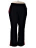 Catherines Color Block Black Track Pants Size 2X - photo 1