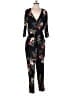 Nicholas Floral Black Jumpsuit Size M (estimated) - photo 1