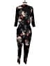 Nicholas Floral Black Jumpsuit Size M (estimated) - photo 2