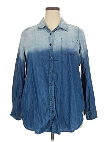Avenue Long Sleeve Button-Down Shirt (view 1)